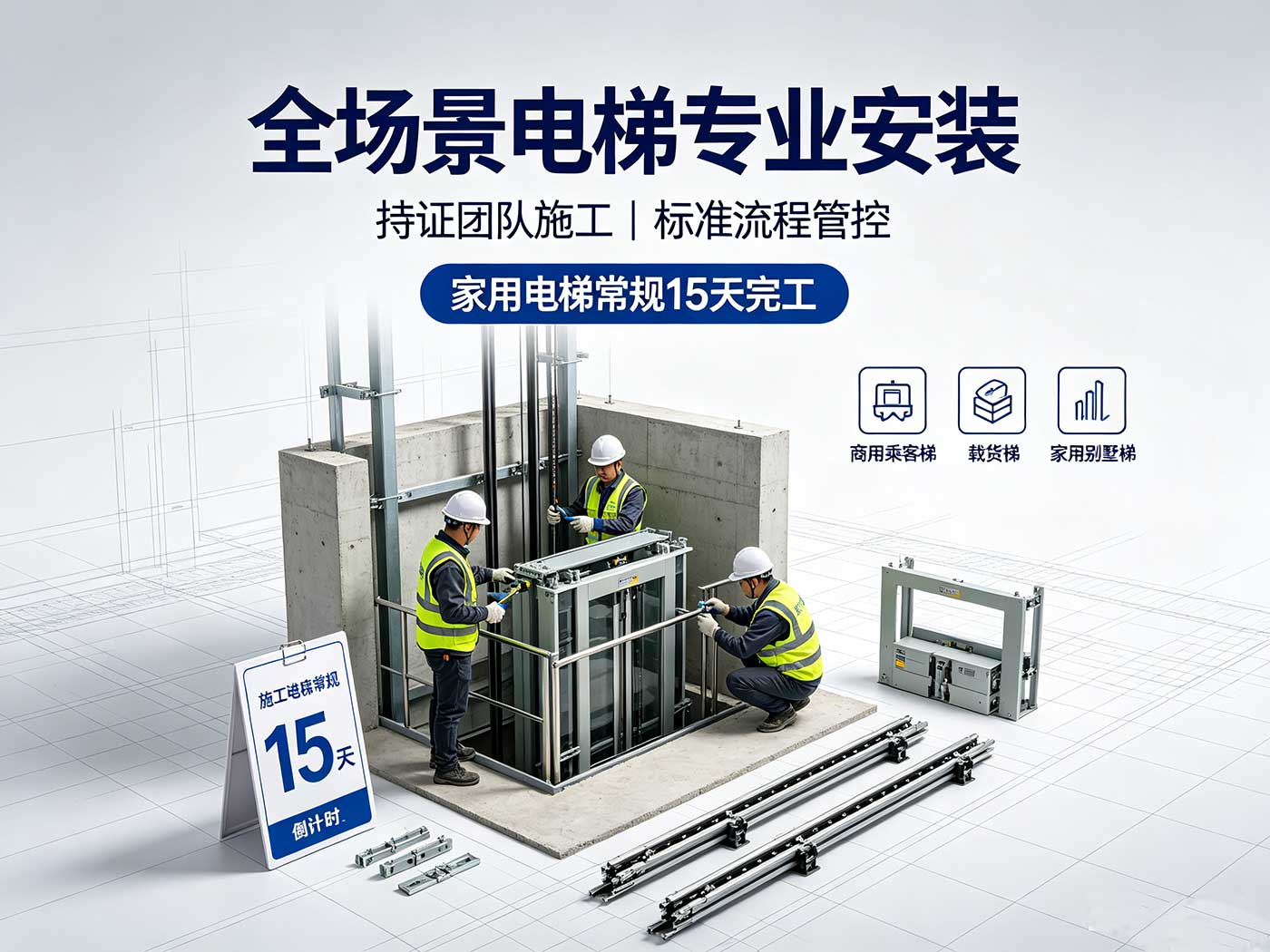 全场景电梯专业安装